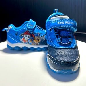 Light up Paw Patrol sneakers.